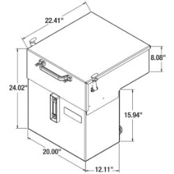 Buyers Products 6381540 15 Gallon Capacity 4-Function Central Hydraulic System w/ Manual Spreader Velocity Control 