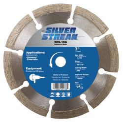 Stens 309-106 7" Segmented Blade - STE 309-106