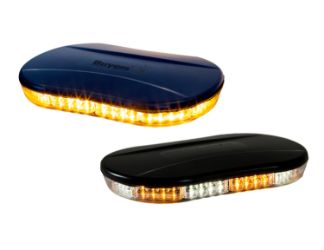 Buyers Products 8891080 10" Class 1 Low Profile Amber 40 LED Oval Mini Light Bar 