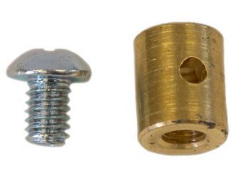 Buyers Products 516 5/16" Diameter Brass Barrel Throttle Stop with .088 Hold 