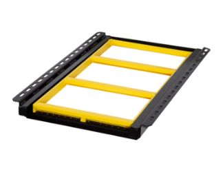 Buyers Products 5233000YEL 3 Rung Yellow Retractable Step - 19.63" x 30.25" 