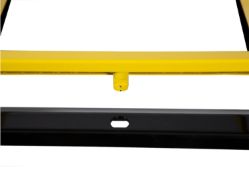 Buyers Products 5233000YEL 3 Rung Yellow Retractable Step - 19.63" x 30.25" - BUY 5233000YEL