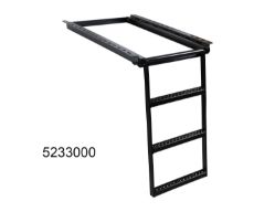 Buyers Products 5232001 2 Rung Stainless Steel Retractable Step - 19.63" x 25.5" - BUY 5232001