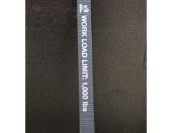 Buyers Products 5483100 1" x 14' Black Ratchet Strap - Vinyl Coated Keeper Style Hook - BUY 5483100
