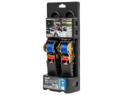 Buyers Products 5483220 1" x 6' Blue Retractable Ratchet - Coated Steel Hook, Padded Handle - BUY 5483220