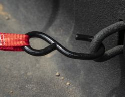 Buyers Products 5483305 1" x 10' Red Cambuckle Tie Down Strap - Coated Steel Hooks - BUY 5483305