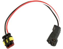 Buyers Products 5620351 3-Wire AMP-Style Plug, 3-Pin Straight Female PL3 Plug - BUY 5620351