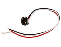 Buyers Products 5620251 2-Pin Right Angle Male Plug with Stripped Power Wire and #10 Ring on Ground - BUY 5620251
