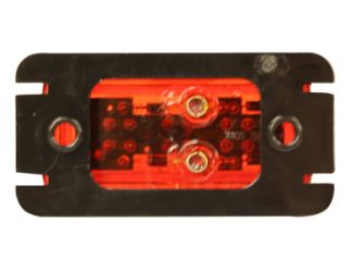 Buyers Products 5622104 2-1/2" 3 LED Red Rectangular Surface Mount Marker Light 