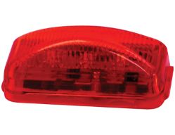 Buyers Products 5622104 2-1/2" 3 LED Red Rectangular Surface Mount Marker Light - BUY 5622104