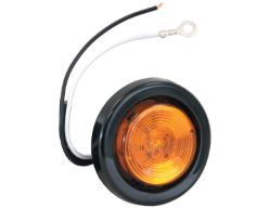 Buyers Products 5622201 2" Round Amber 1 LED Marker/Clearance Light w/ Grommet & Plug - BUY 5622201