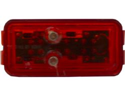 Buyers Products 5622104 2-1/2" 3 LED Red Rectangular Surface Mount Marker Light - BUY 5622104