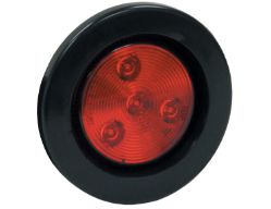 Buyers Products 5622524 2.5" Amber 4 LED Round Marker Light w/ Grommet & Plug - BUY 5622524