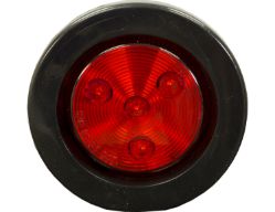 Buyers Products 5622524 2.5" Amber 4 LED Round Marker Light w/ Grommet & Plug - BUY 5622524