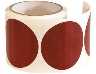 Buyers Products 5623000 3" Round Red Dot Reflectors (100 per roll) 