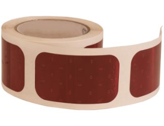 Buyers Products 5623520 3.5" Rectangular Red Dot Reflectors (500 per roll) 