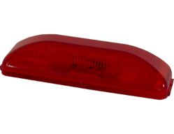 Buyers Products 5623812 3.875" 2 LED Red Rectangular Clearance Fender Light - BUY 5623812