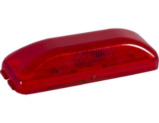 Buyers Products 5623812 3.875" 2 LED Red Rectangular Clearance Fender Light 