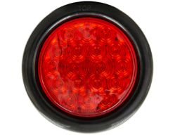 Buyers Products 5624118 4" 18 LED Red Round Stop/Turn/Tail Light with Grommet and PL3 Plug - BUY 5624118