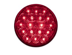 Buyers Products 5624118 4" 18 LED Red Round Stop/Turn/Tail Light with Grommet and PL3 Plug - BUY 5624118
