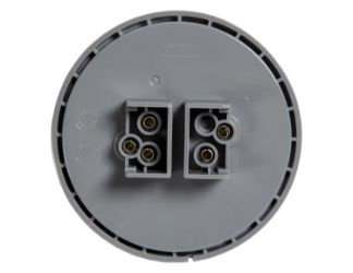 Buyers Products 5624130 4" 12 LED Red Round Stop/Turn/Tail Light w/ PL3 & PL2 Connection 