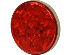 Buyers Products 5624151 4" 10 LED Red Round Stop/Turn/Tail Light w/ AMP-Style Plug - BUY 5624151
