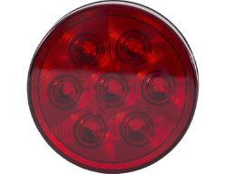 Buyers Products 5624156 4" 7 LED Red Round Stop/Turn/Tail Light - BUY 5624156