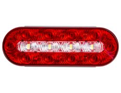 Buyers Products 5626130 6" 14 LED Red Oval Stop/Turn/Tail Light w/ PL3 & PL2 Connection - BUY 5626130