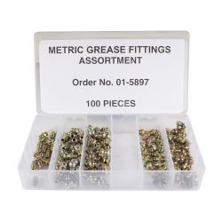 Rotary 5897 Metric Grease Fitting Assortment 
