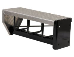 Buyers Products 5910024 Aluminum Diamond Plate Cover Chain Carrier with Hinged Lid and Lock Hasp - BUY 5910024