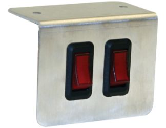 Buyers Products 6391002 Double Switch Panel, On-Off Illuminated 