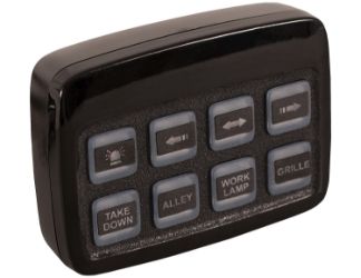 Buyers Products 6391208 Pre-Wired 7 Function Multi-Purpose Programmable Switch Panel 