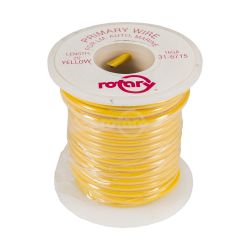 Rotary 6715 16 AWG 25 Primary Wire - Yellow 