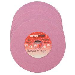 Stens 700-106 Molemab 5-3/4" x 3/16" x 22mm Grinding Wheel - Pack of 5 - STE 700-106