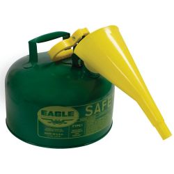 Stens 765-302 Eagle 2 Gallon Metal Safety Fuel Can w/ Funnel 