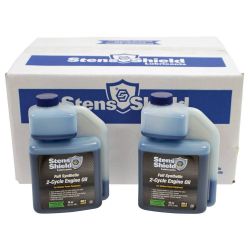 Stens 770-160 Case of 12 Bottles of 16 oz Full Synthetic 2-Cycle Engine Oil - STE 770-160