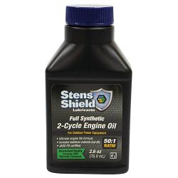 Stens 770-264 Case of 24 Bottles of 2.6 oz Full Synthetic 50:1 2-Cycle Engine Oil - 1 Gallon Mix - STE 770-264