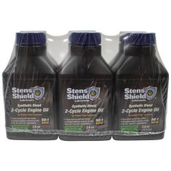 Stens 770-268 Case of 24 Bottles of 2.6 oz Synthetic Blend 50:1 2-Cycle Engine Oil - 1 Gallon Mix - STE 770-268