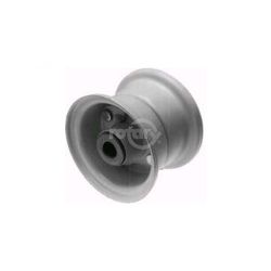 Rotary 8376 9" x 3.50"-4 Rim & Hub Assembly (White) 