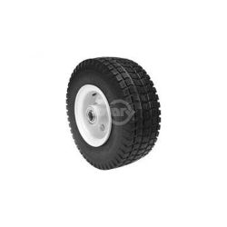 Rotary 8867 9" x 3.50"-4 Solid Foam Wheel Assembly (White) 