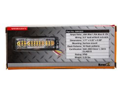 Buyers Products 8890300 5" Amber 12 LED Ultra Thin Wide Angle Strobe Light - BUY 8890300