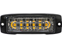 Buyers Products 8890600 4" 6 LED Amber Ultra Thin Wide Angle Strobe Light - BUY 8890600