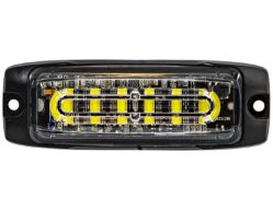 Buyers Products 8890601 4" 6 LED Clear Ultra Thin Wide Angle Strobe Light - BUY 8890601