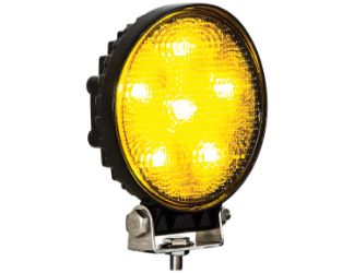 Buyers Products 8891015 4.5" 6 LED Heavy-Duty Amber LED Strobe Light 
