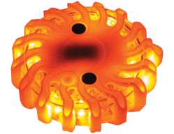 Buyers Products 8891016 4" 16 LED Amber Rechargeable Round Strobe Road Flare - BUY 8891016