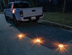Buyers Products 8891016 4" 16 LED Amber Rechargeable Round Strobe Road Flare - BUY 8891016