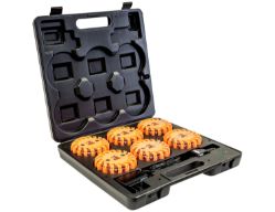 Buyers Products 8891016 4" 16 LED Amber Rechargeable Round Strobe Road Flare - BUY 8891016