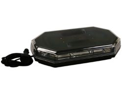 Buyers Products 8891068 12-24V DC Amber/Blue LED Octagonol Mini Light Bar - BUY 8891068