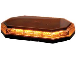 Buyers Products 8891068 12-24V DC Amber/Blue LED Octagonol Mini Light Bar - BUY 8891068