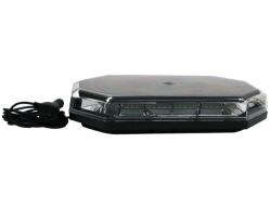 Buyers Products 8891068 12-24V DC Amber/Blue LED Octagonol Mini Light Bar - BUY 8891068